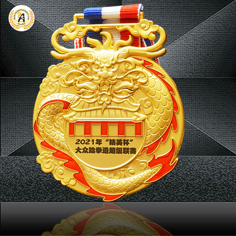 Find The Best Supplier of Stock Taekwondo Medals With Ribbon,Metal Judo Medallion With Your Logo.