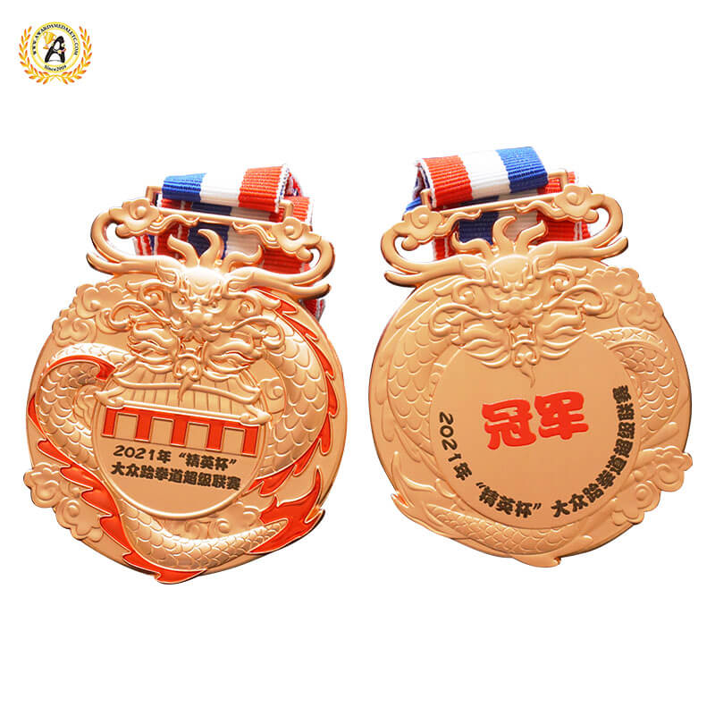 Find The Best Supplier of Stock Taekwondo Medals With Ribbon,Metal Judo Medallion With Your Logo.