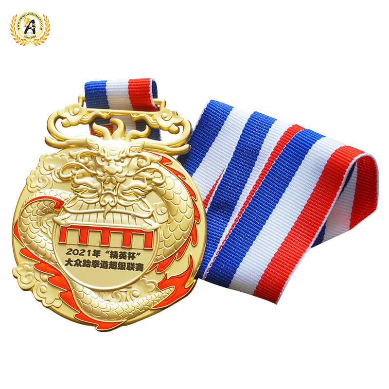 Find The Best Supplier of Stock Taekwondo Medals With Ribbon,Metal Judo Medallion With Your Logo.
