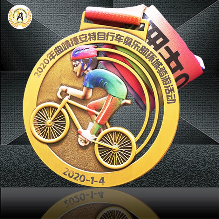 Stock Cycling Medals to Get A Successful Tournament, Metal Sports Awards Bicycle Medallions