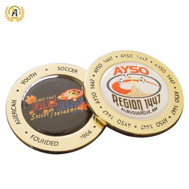 Die Casting Zinc Alloy Custom Metal Police Challenge Coins Manufacturer In China, Printing Full Color On Both Side Challenge Coin For Sales