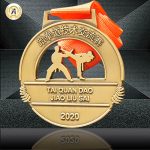 Zinc Alloy Metal Awards Stock Taekwondo Medals With Your Own Logos And Letters Without Mold Charge