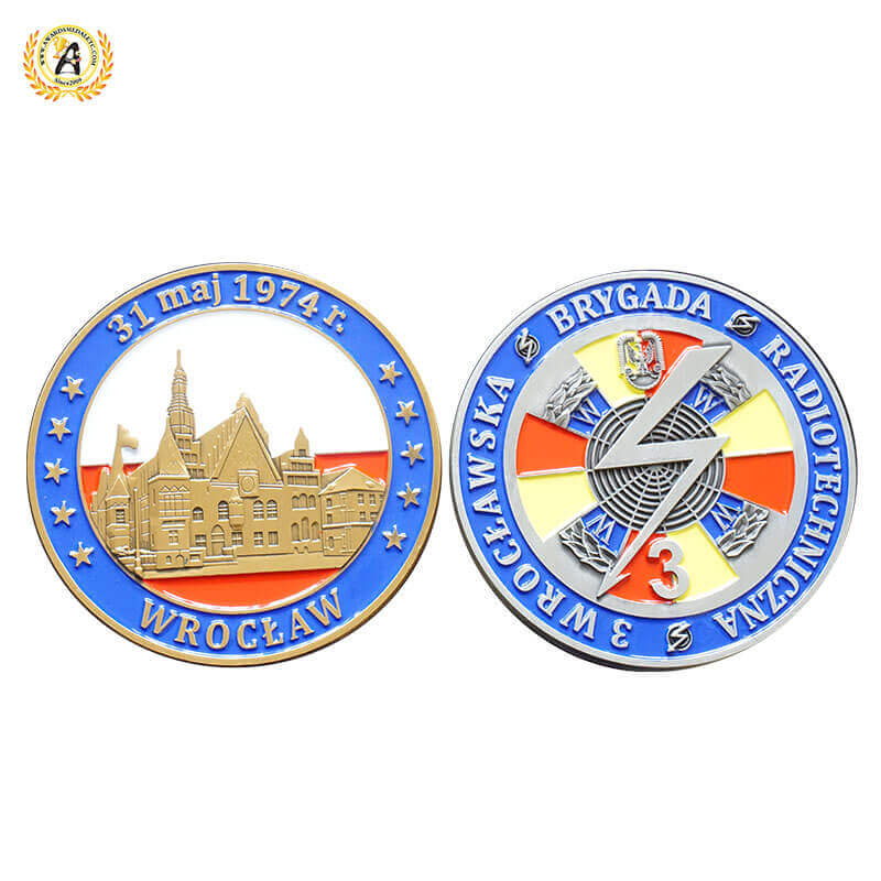 Find A Custom Coins With Your Own Design Supplier In China, Die Casting Metal Air Force Coin For Sales