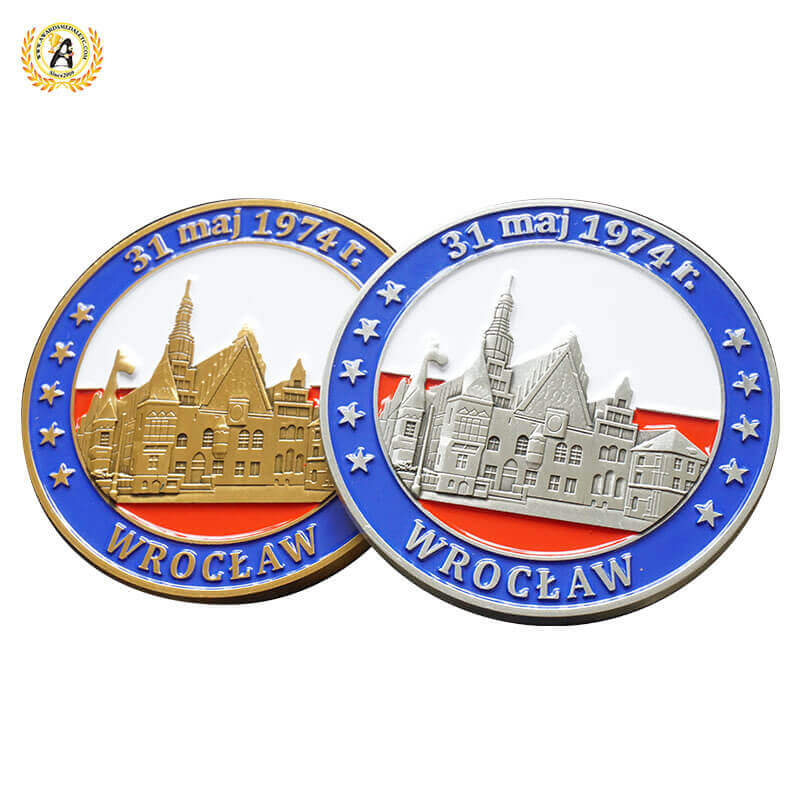 Find A Custom Coins With Your Own Design Supplier In China, Die Casting Metal Air Force Coin For Sales