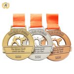 Zinc Alloy Metal Awards Stock Taekwondo Medals With Your Own Logos And Letters Without Mold Charge
