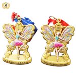 Zinc Alloy Stock Metal Dance Medals With Your Own Letters, Trophies and Awards With UV Printing Full Color