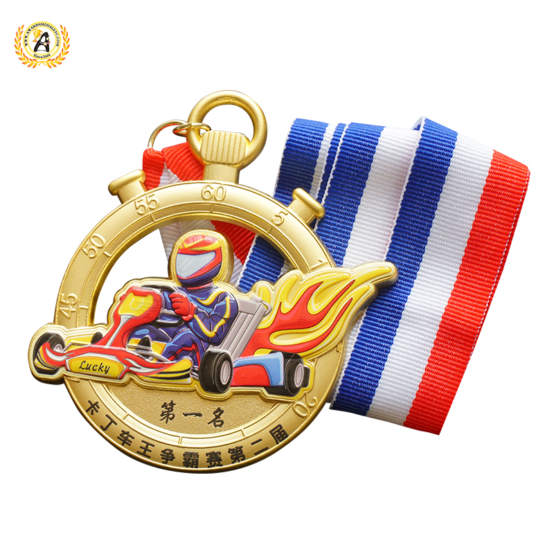 Make a Special Stock Go Karting Medals With High Quality, Metal Award Medallion With Competitive Price.