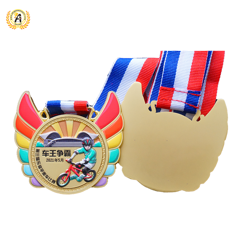 Customized Your Own Design Stock Balance Bike Medals, Cycling Medallion With Good Price.