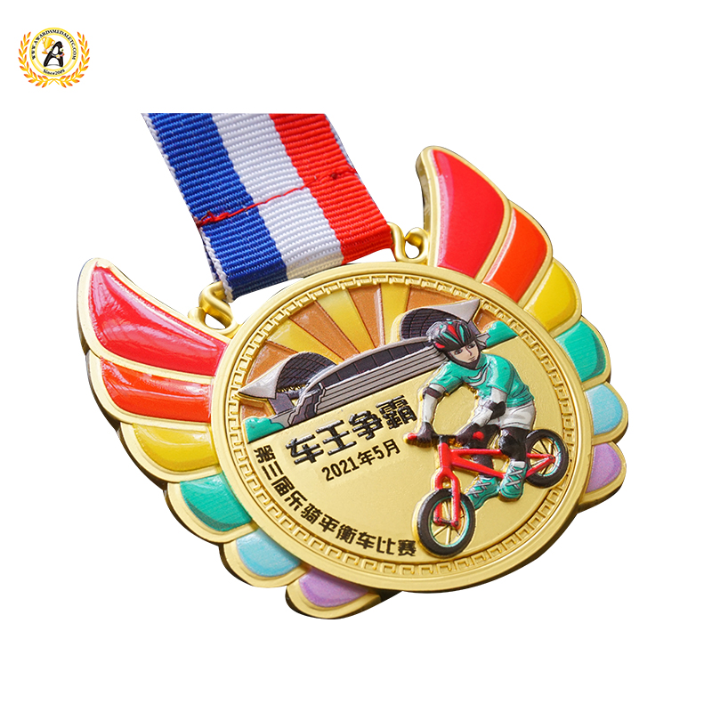 Customized Your Own Design Stock Balance Bike Medals, Cycling Medallion With Good Price.