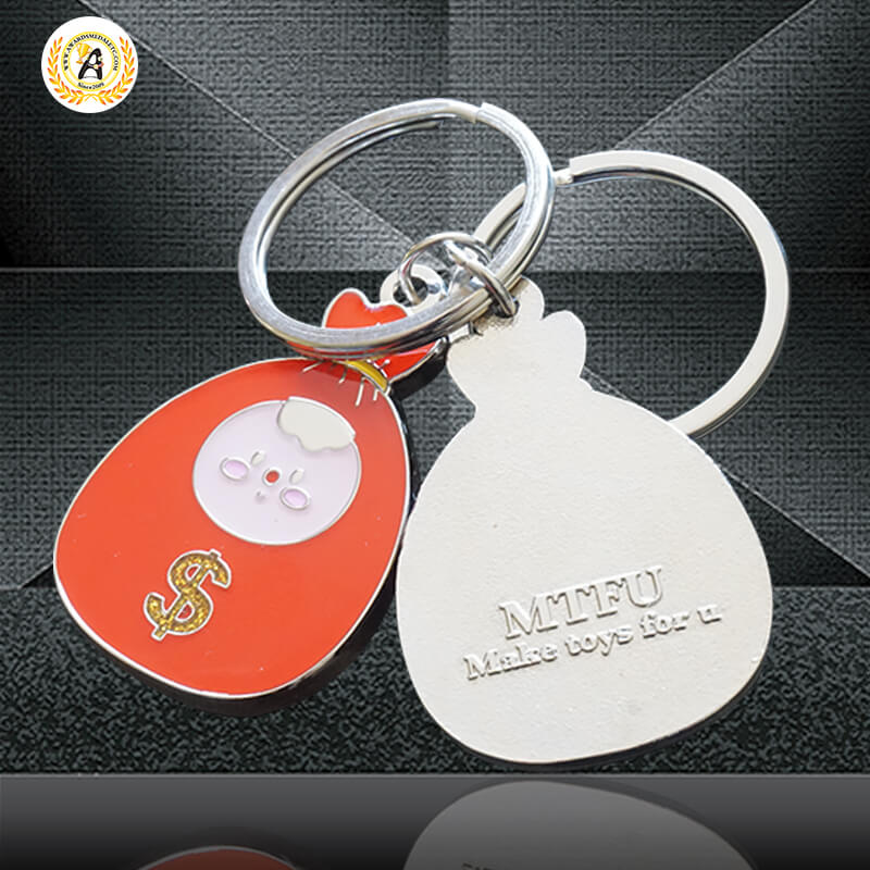 Metal Award Hard Enamel Personalised Keychain With Your Own Design,Custom Metal Keyrings