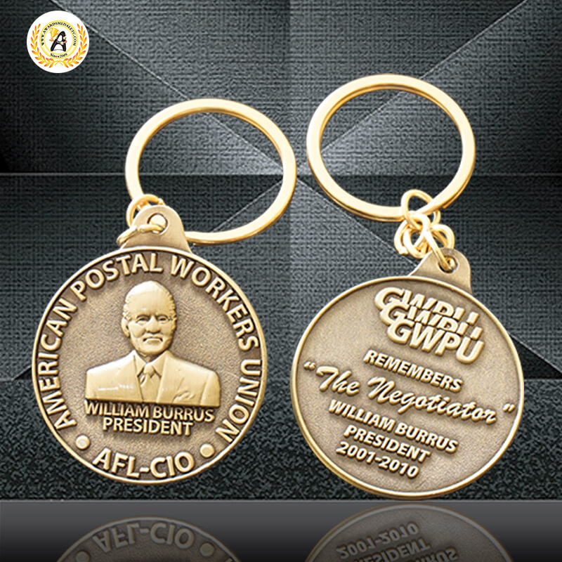 Die Casting Custom Soft Enamel Cool Keychains,  Hard Enamel Metal Key Ring With Your Design