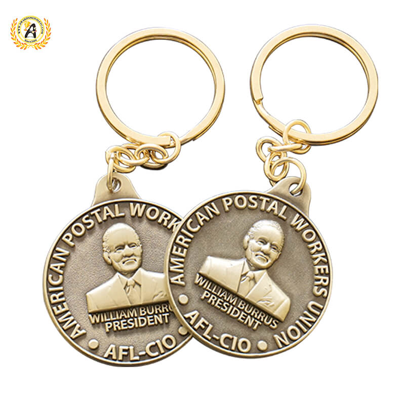Die Casting Custom Soft Enamel Cool Keychains, Hard Enamel Metal Key Ring With Your Design