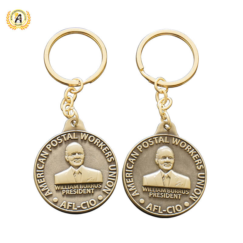 Die Casting Custom Soft Enamel Cool Keychains, Hard Enamel Metal Key Ring With Your Design