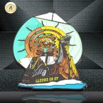 Die Strucking Custom Badges Soft Eaneml Filling With Your Own Logo, Best Service No MOQ