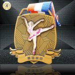 Get a Pretty Zinc Alloy Metal Awards Stock Dance Medals, Trophies With Your Logos On It.