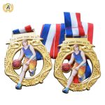 Purchasing Some Special Pattern Of Basketball Trophies, Award Sport Medal With Your Own Design For Sale