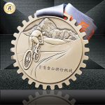 Design The Virtual Cycling Medals For The Members Of Your Team, Metal Awards Bike Medallions