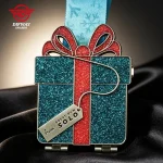 Custom Gift Box Great Run Medals, Christmas Virtual Race Finisher Medallions.