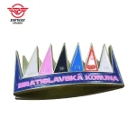 Crown Shaped Tabletop Metal Souvenir Plaques and Awards, Zinc Alloy Medals