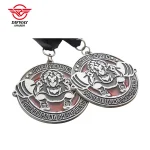 Custom Weightlifting Medal, Customized Powerlifting Championship Weightlifter Medallions.