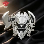 Customized Interlocking Finisher Medals, Fantasy Game Collectible Souvenir Medallions.