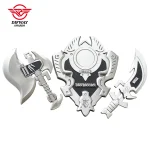 Customized Interlocking Finisher Medals, Fantasy Game Collectible Souvenir Medallions.