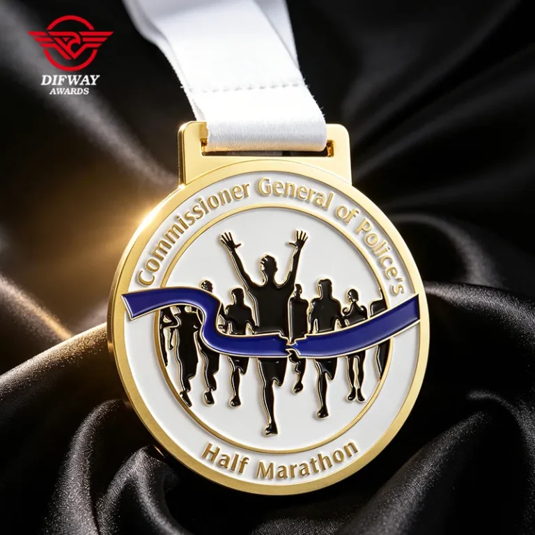 Metal Awards Marathon Medals For Sports Events. Bespoke Your Own Design Logo Awards Running Medallions.