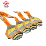 Custom Interlocking Personalized Running Medals, Challenge Marathon Race Medallions.