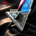 Custom Interlocking Relay Race Medal, Challenge Finisher Sports Medallions.