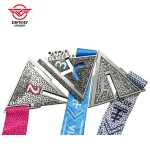 Custom Interlocking Relay Race Medal, Challenge Finisher Sports Medallions.