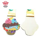 Custom Soft Enamel Virtual Run Medal, Glitter Metal Finisher Race Medallions.
