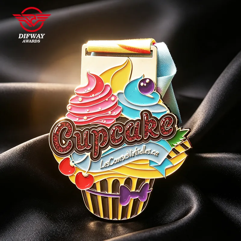 personalized glitter medals