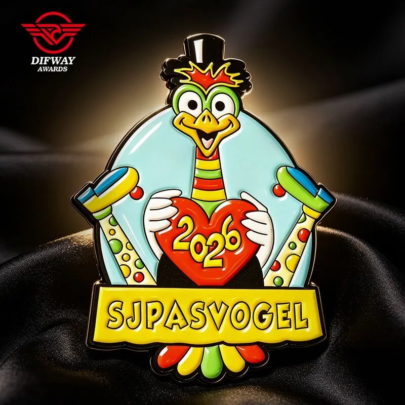 Die Casting Metal Awesome Enamel Pins, Carnival Cartoon Character Badges.