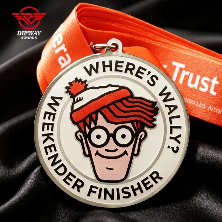 Custom Stainless Iron Printed Medals, UV Printing Full Color Challenge Event Finisher Medallions.