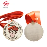 Custom Stainless Iron Printed Medals, UV Printing Full Color Challenge Event Finisher Medallions.