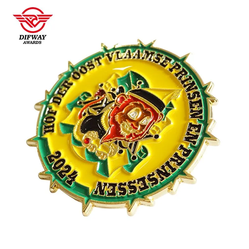 Soft Enamel Carnival‑Themed Lapel Pin, Festival Event Souvenir Badge