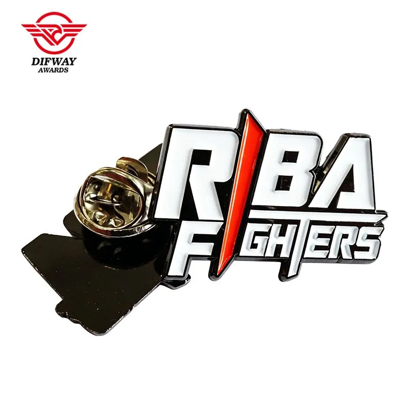 Making Your Own Custom Pins, Bespoke Text Logo Event Souvenir Metal Badge.