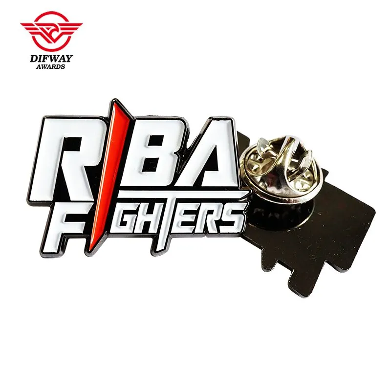Making Your Own Custom Pins, Bespoke Text Logo Event Souvenir Metal Badge.