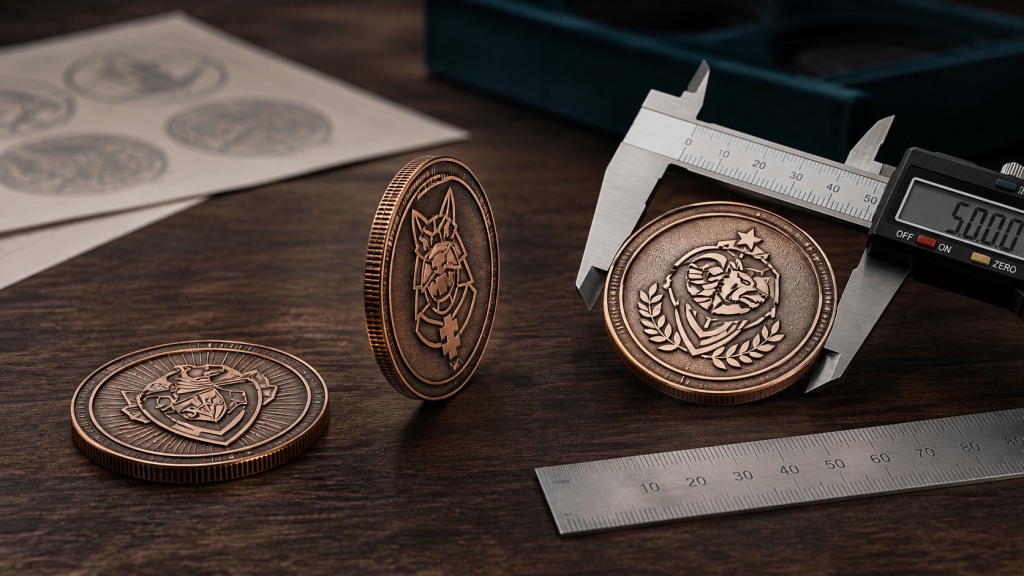 Challenge Coin Size and Thickness Guide for Custom Orders